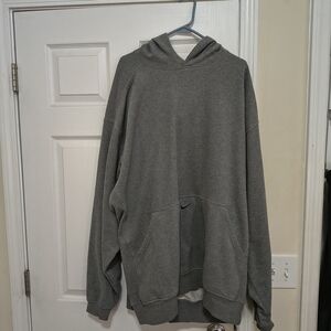 Nike Men's Charcoal Gray Hoodie